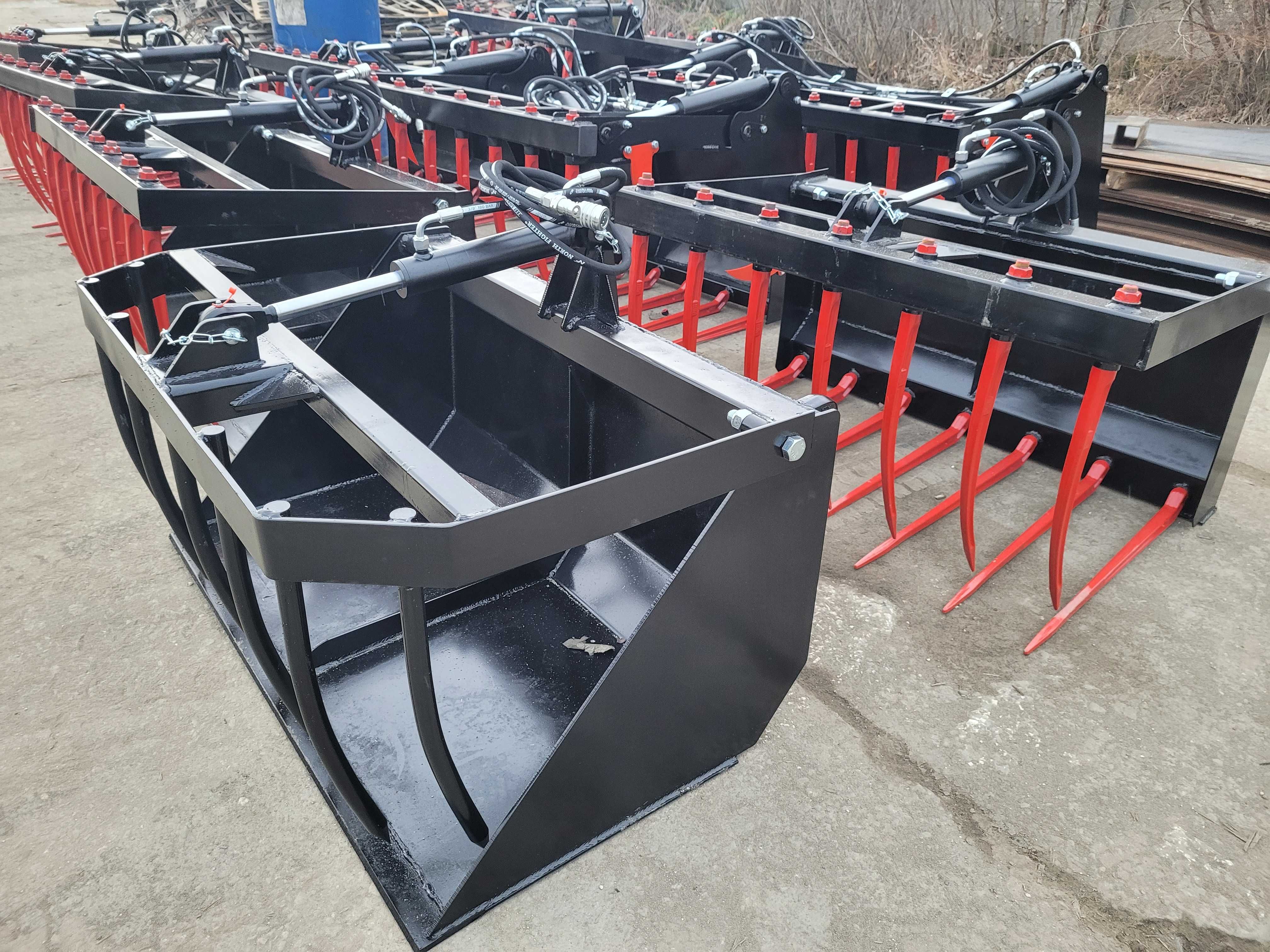 Krokodyl do obornika do tura ciągnika 1.2m 1.4m 1.6m Łyżko-krokodyl