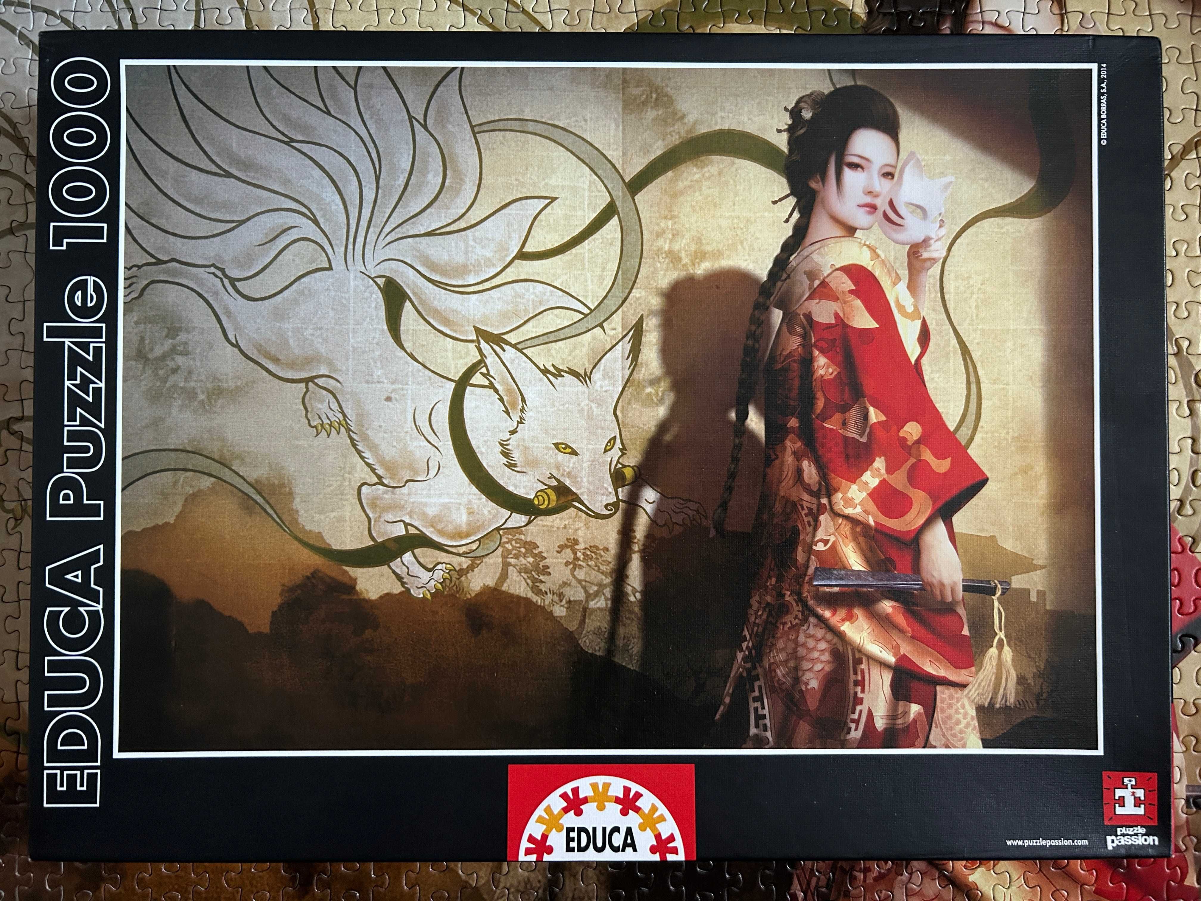 Puzzle Educa, 1000, Tamamo No-Mae, by Mario Wibisono