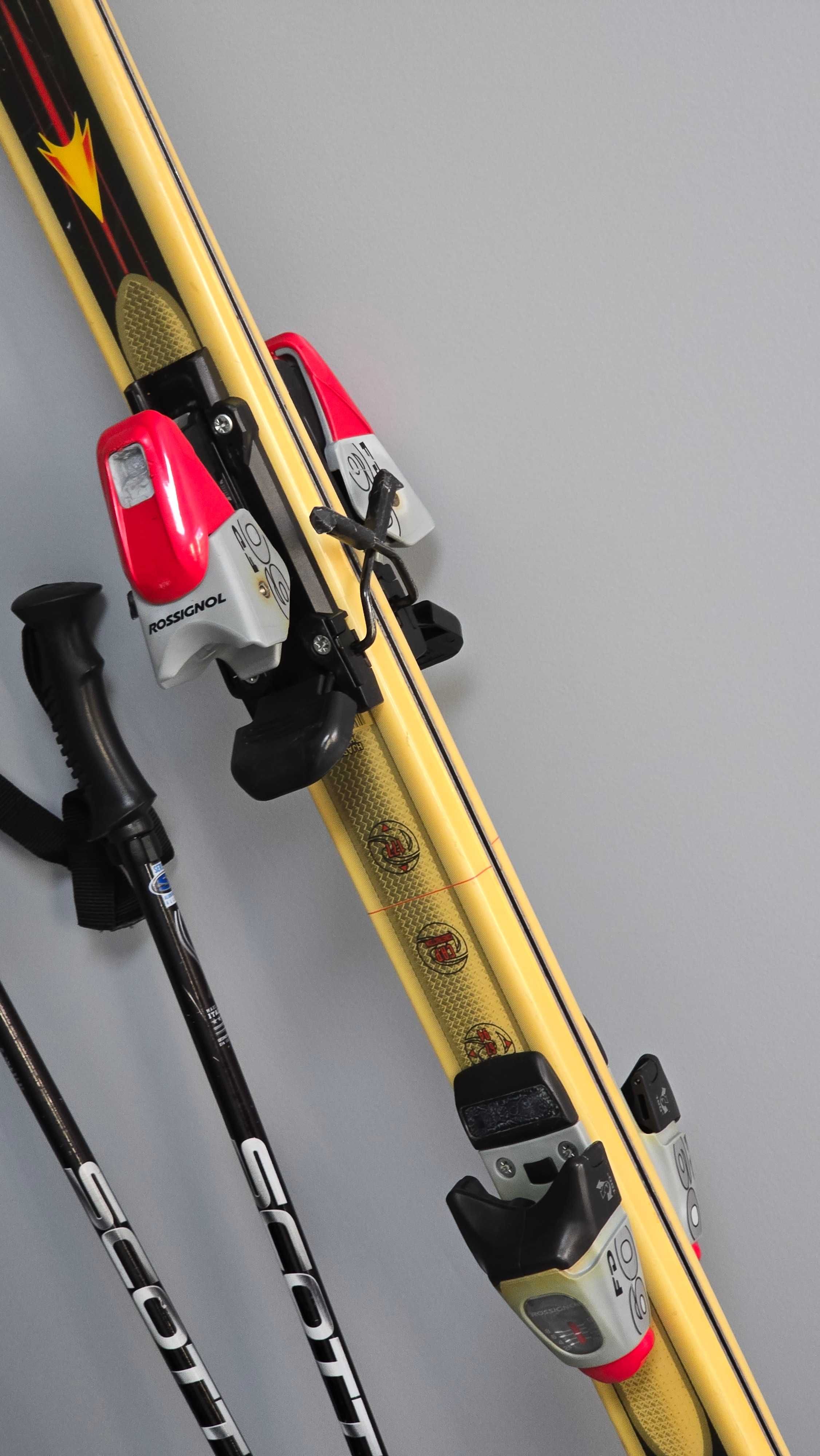 Narty Rossignol 177cm Torba  +Kijki Zestaw