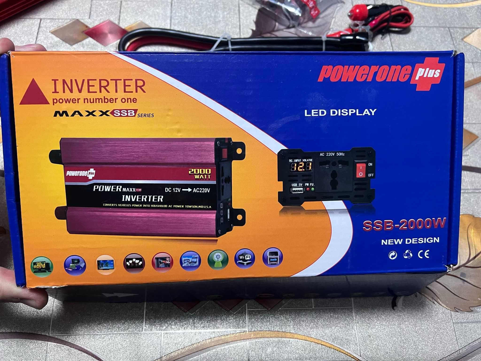 Инвертор 12/220 Power Invertor 2000 Wt