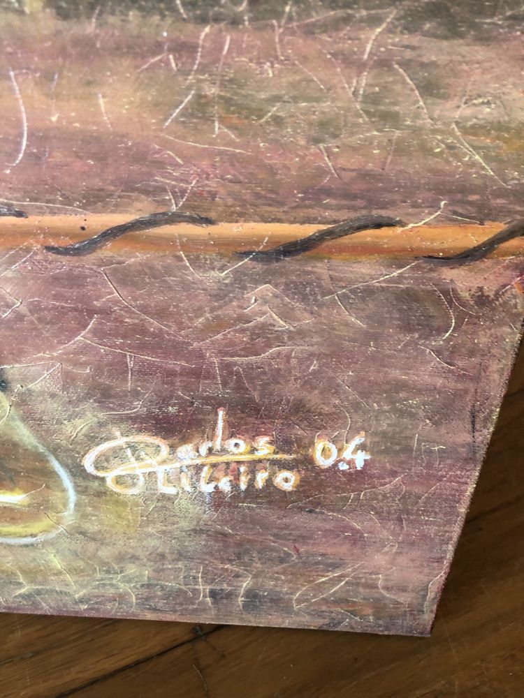 Quadro pintado oleo