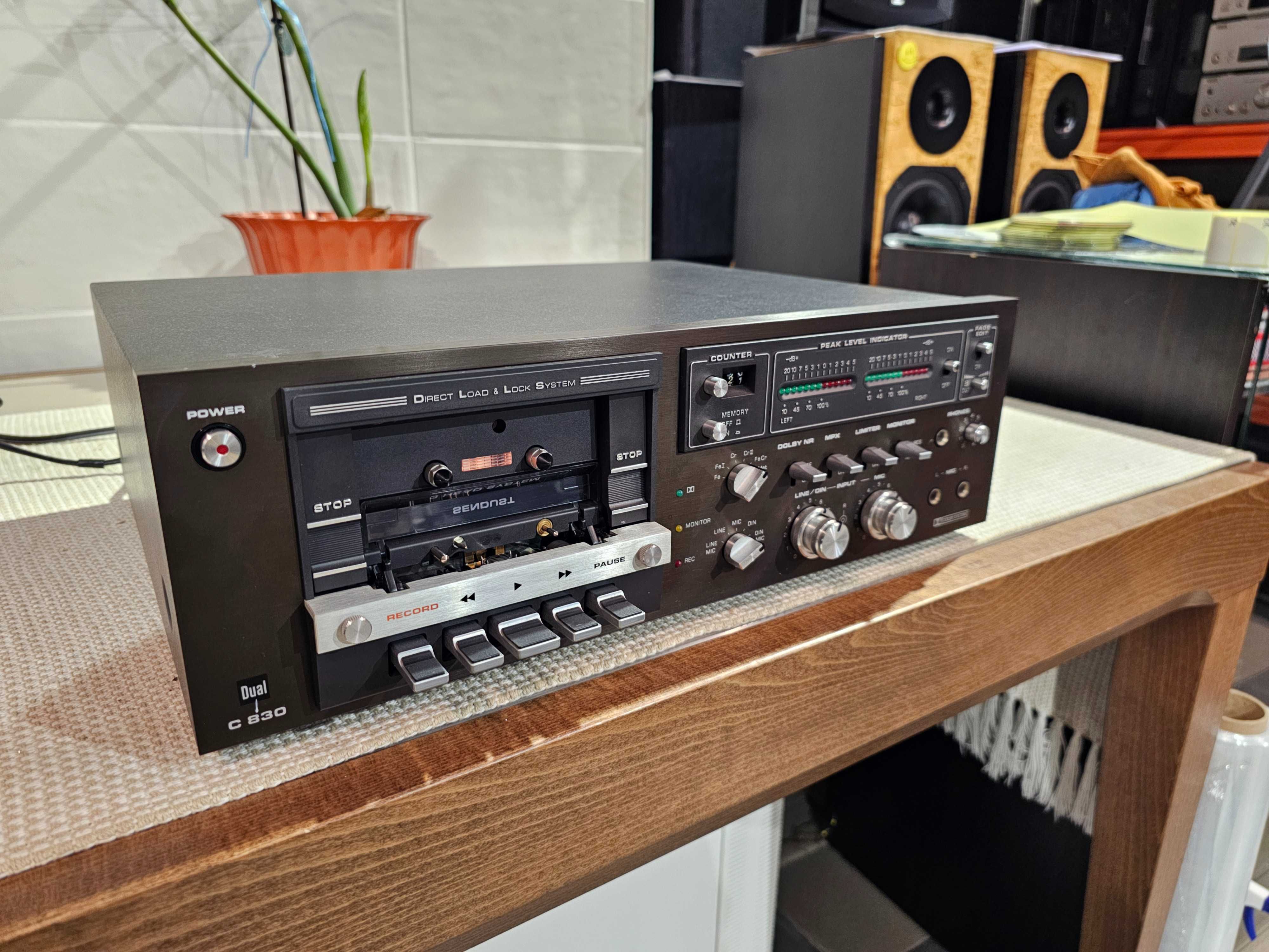 Касетна дека Dual C 830 3 Head, HQ Cassette Deck