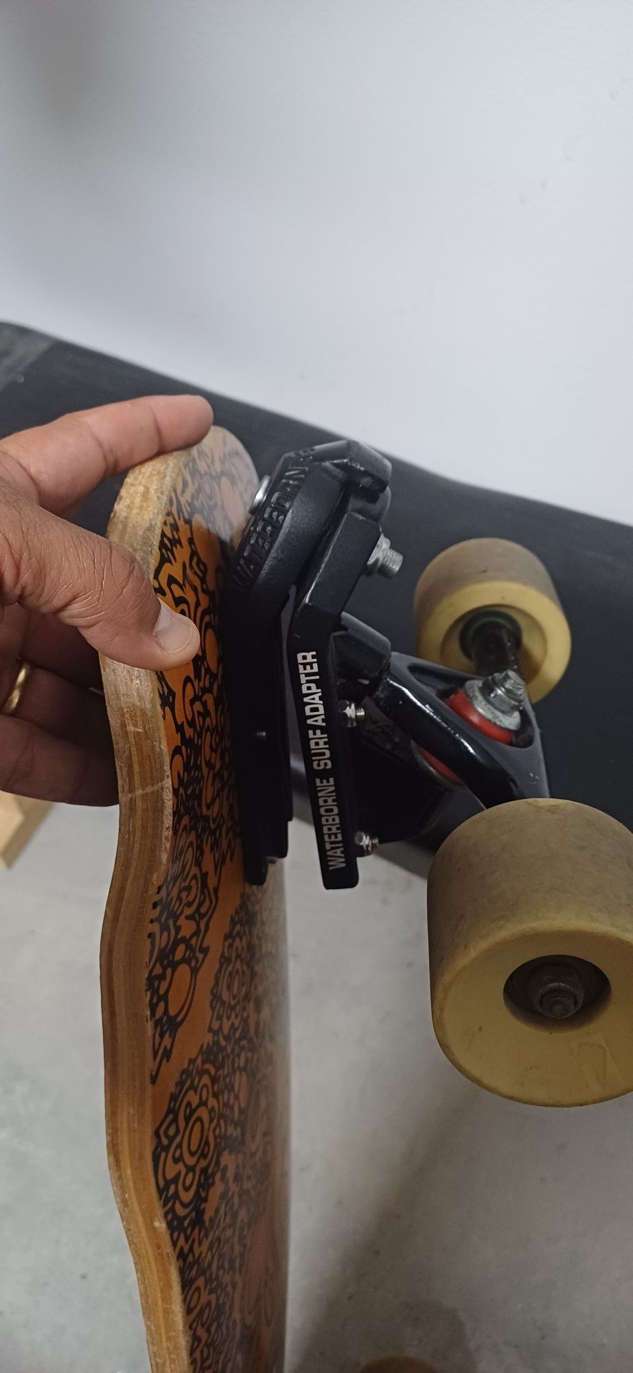 waterborn FIN system surfskate adaptador