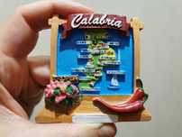 Magnes na lodówkę Calabria pamiątka z podróży suwenir