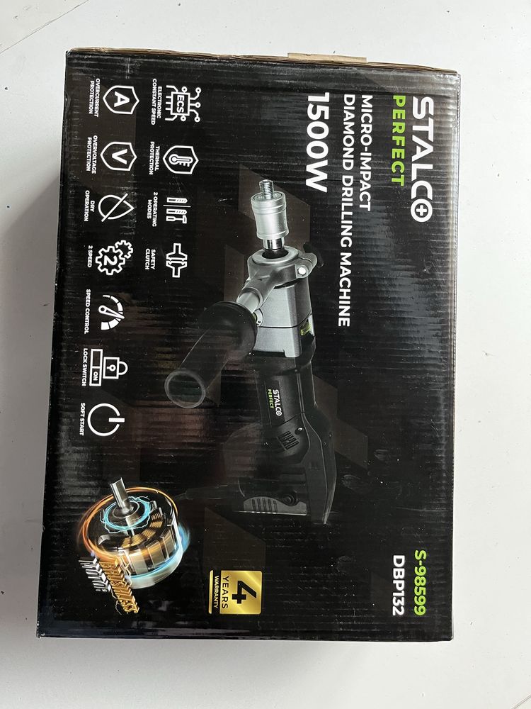 Wiertnica diamentowa z mikroudarem STALCO PERFECT