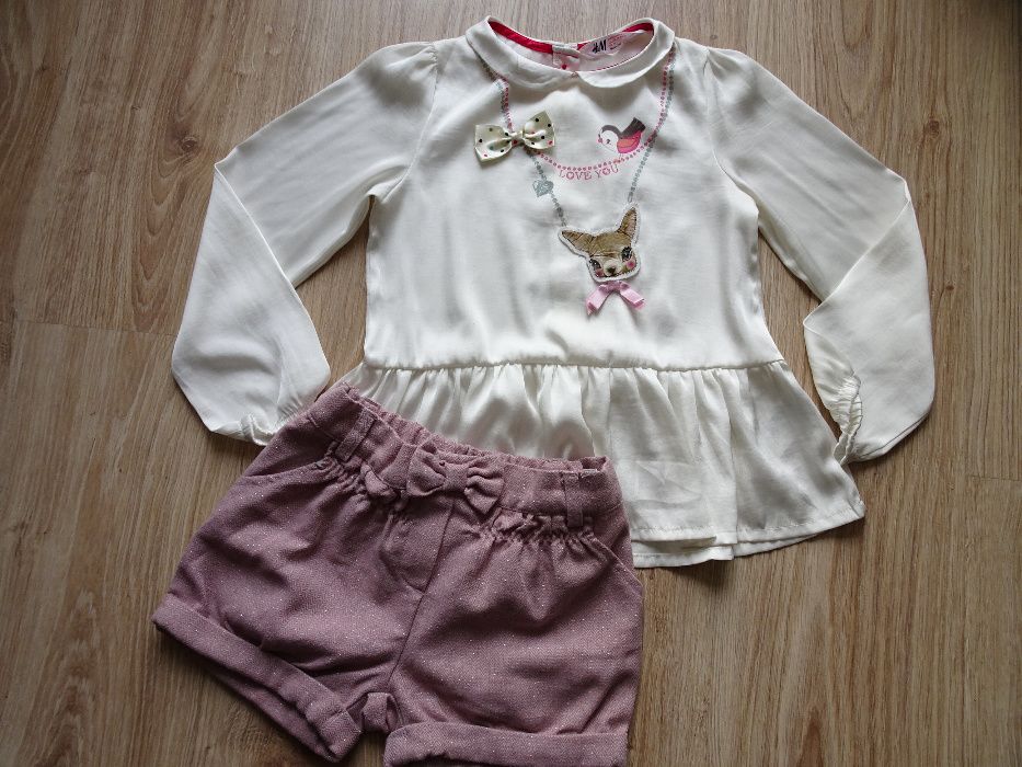 H&M bluzeczka bluzka wizytowa 116