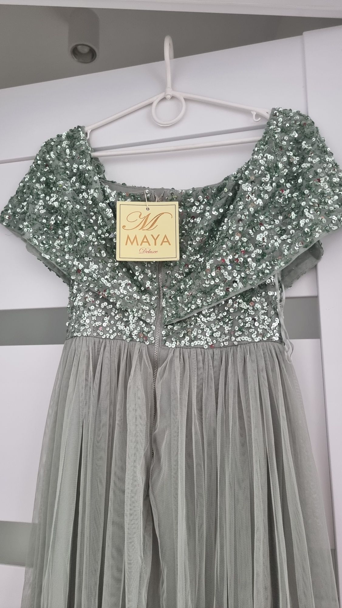 Maya r. 34 nowa sukienka deluxe hiszpanka zielona