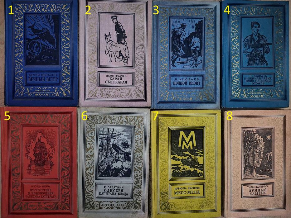 Книги/книга/книги из серии БПНФ/"рамка"/библиотека приключений