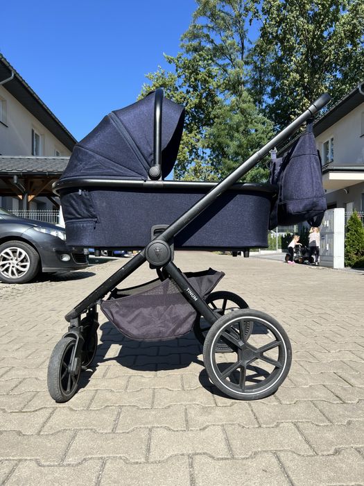 Wózek 2w1 Venicci Tinum 2.0 – gondola + spacerówka, bardzo dobry stan