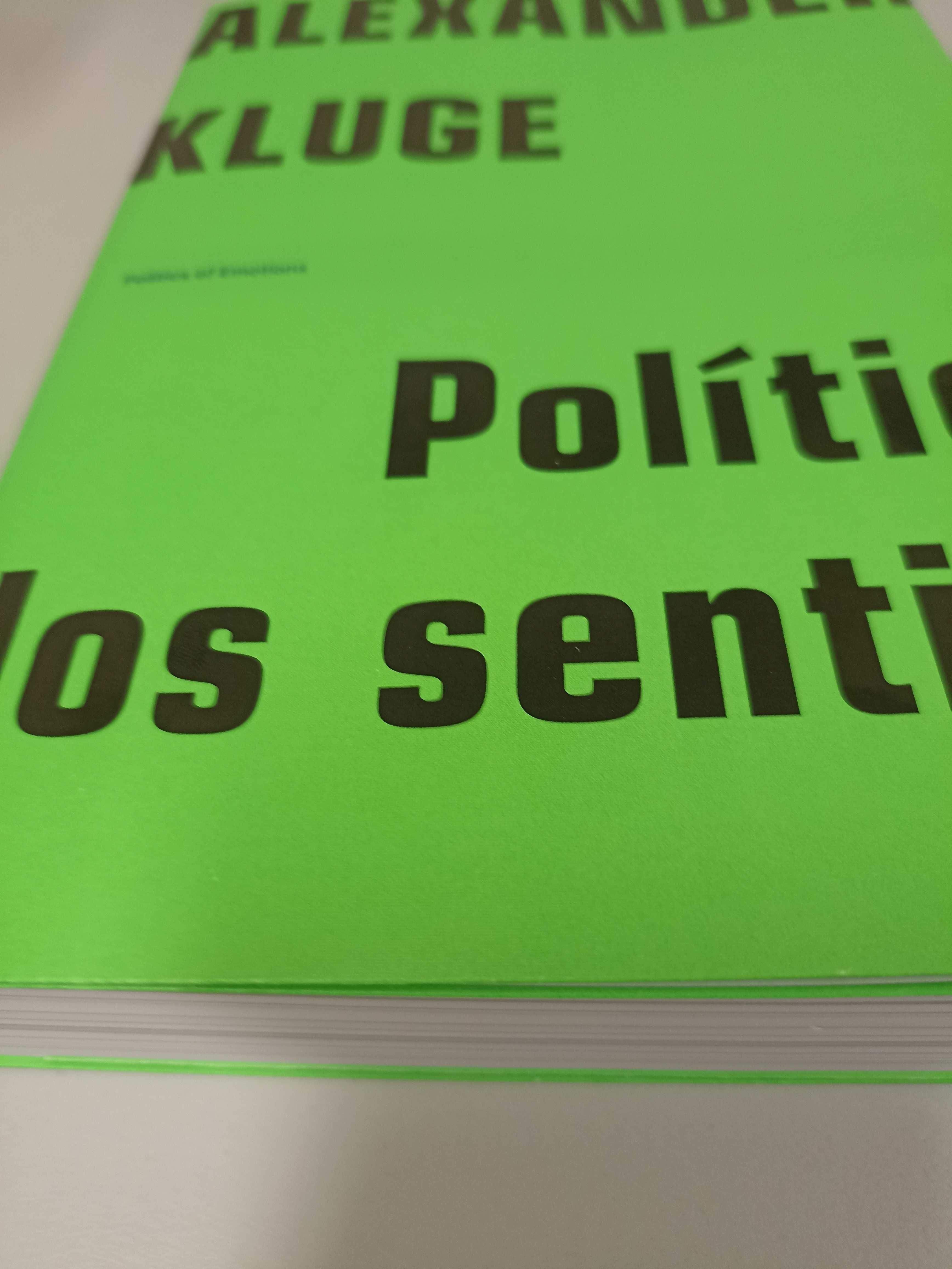 Livro Política dos Sentimentos/Politics of Emotions de Alexander Luge