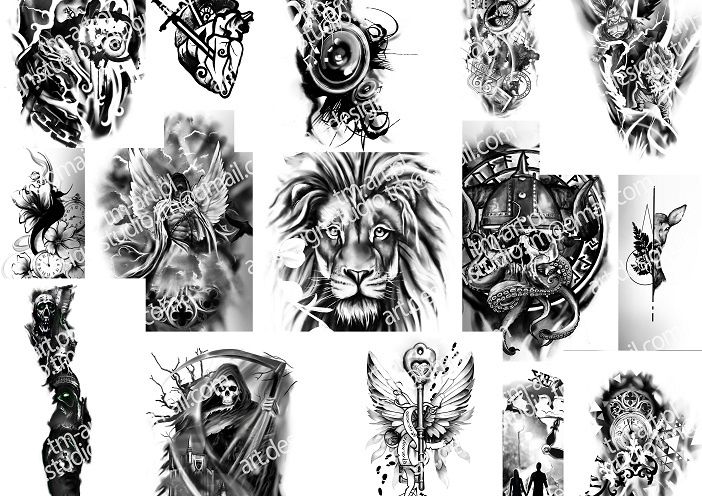Indywidualny Projekt tatuażu  projekt tatuaz projekt rysunek tattoo
