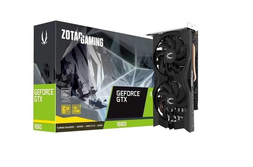 Placa Gráfica Zotac Geforce GTX 1660 Twin Fan 6GB