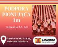 Podpora pionująca wypora budowlana 3m szalunki