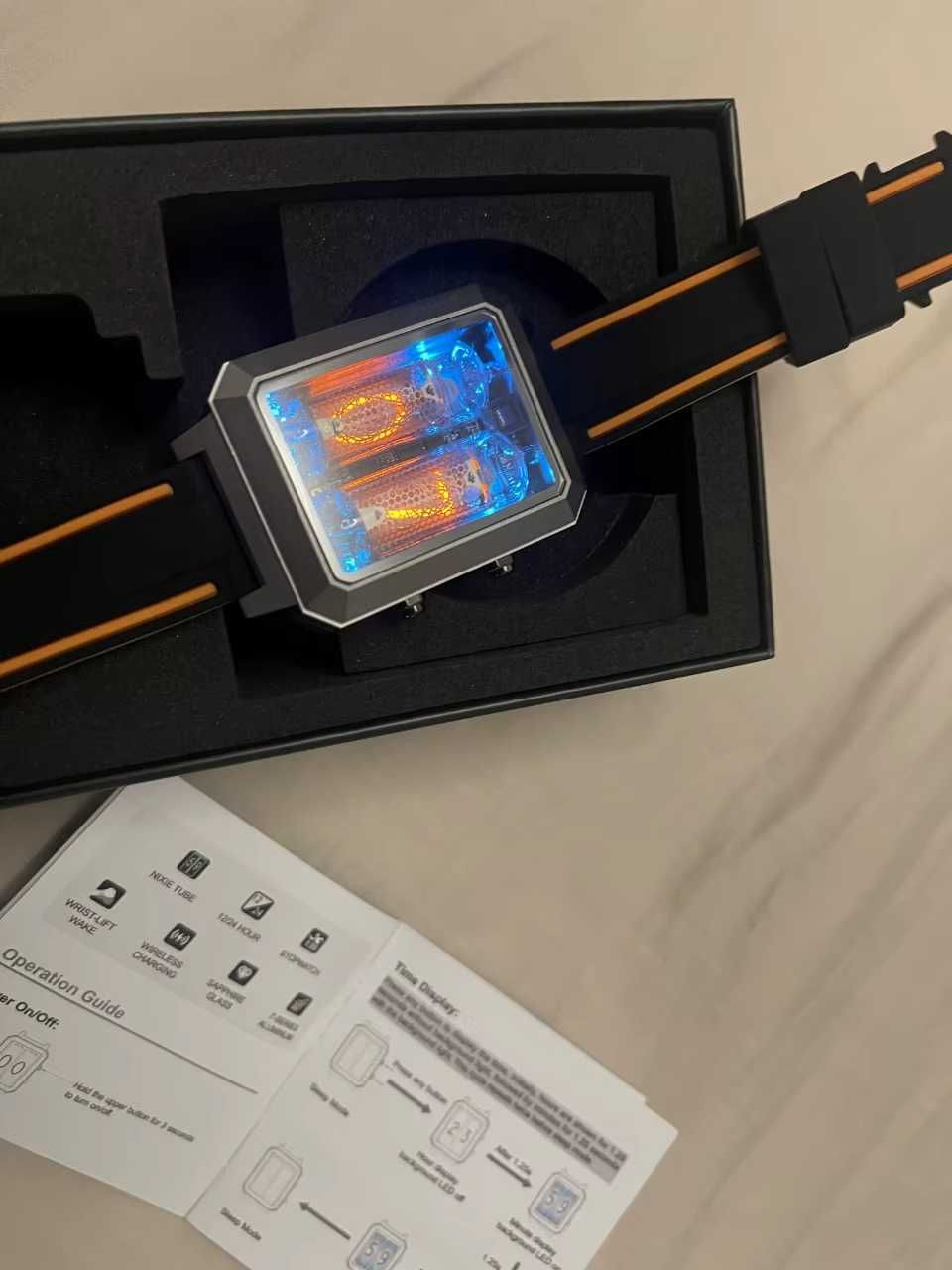 zegarek CYBERPUNK IN-16 Zegarek Nixie Tube