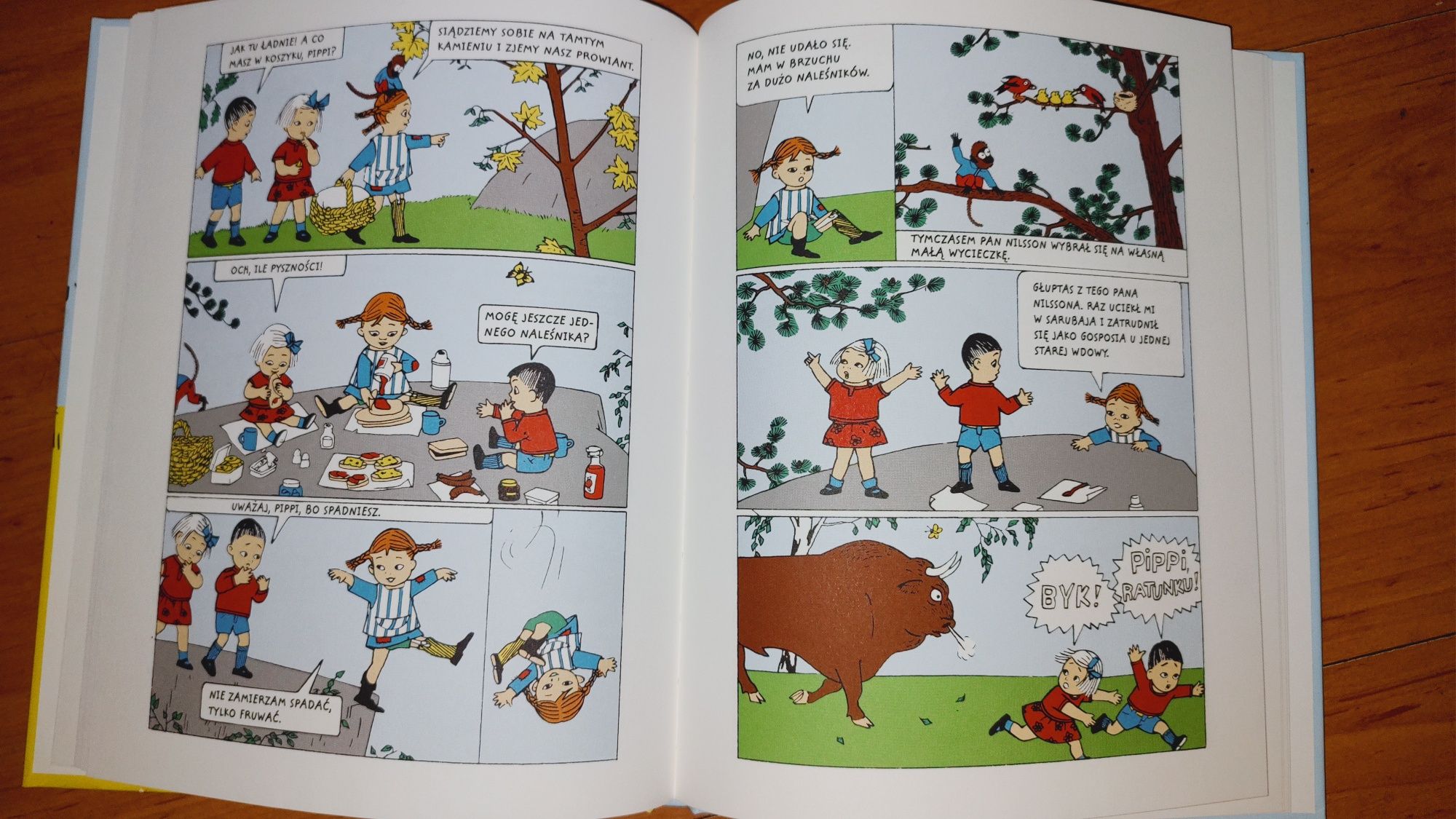 Komiks dla dzieci z serii "Pippi"