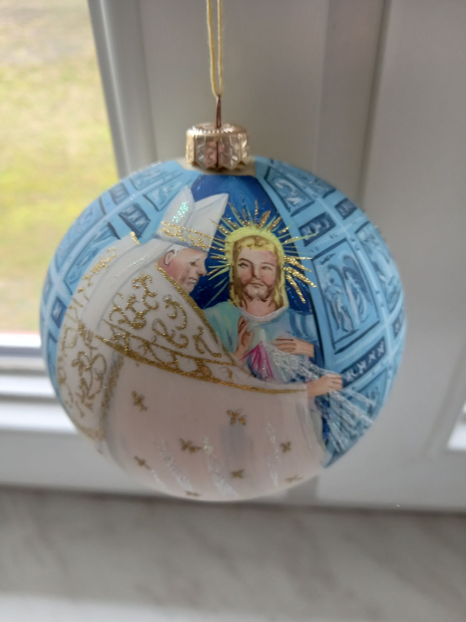 Bombka duża z Papieżem Milenium
