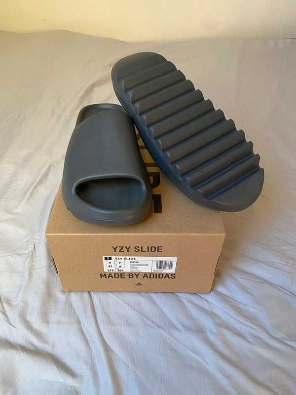 *NoweAdidas YeezySlideGreyButy*Dowód zakupu 38