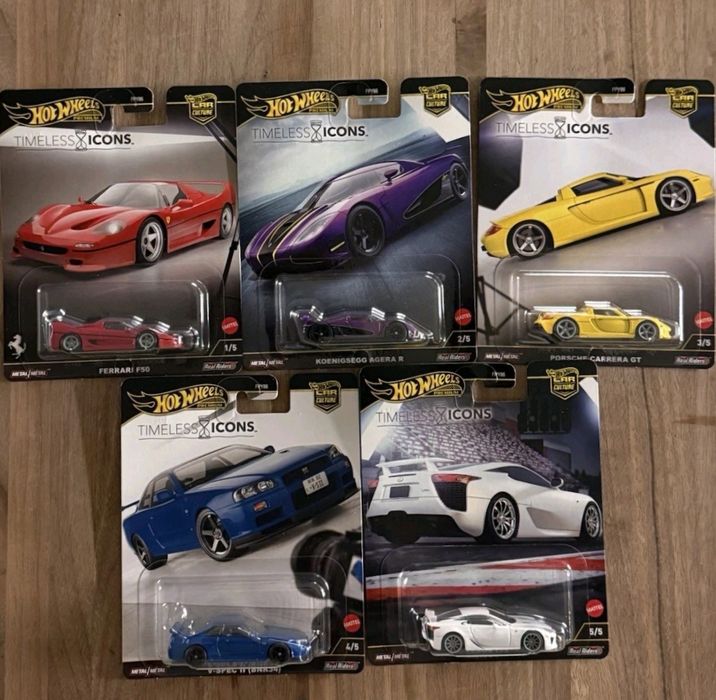 Set Completo Timeless Icons Hot Wheels