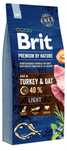 Brit premium by nature light 15kg