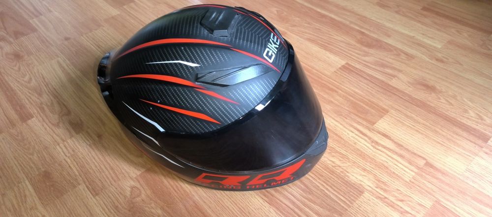 Мото шлем черный