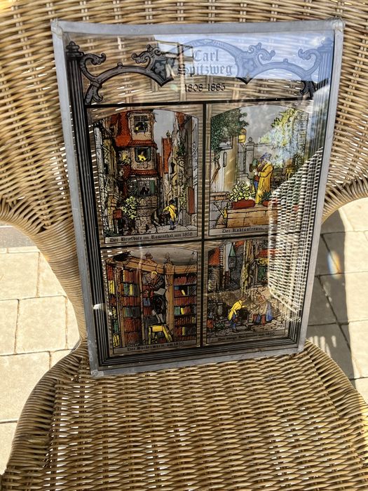 Witraż malowany wypalany