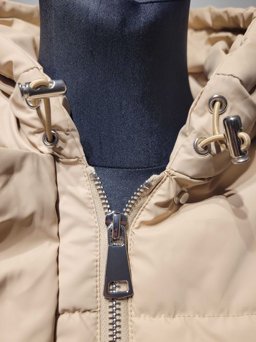 Piękna kurtka puchowa NA-KD – Beżowy Oversize, Nowa z Metką!