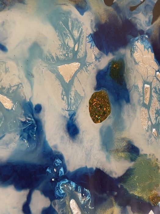 Quadro original em  acrilico invertido sobre vidro