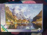 Puzzle 3000 el Fine Art Fiord Norweski