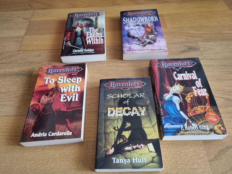 Novelas Ravenloft Vintage dos anos 90 (em Inglês)