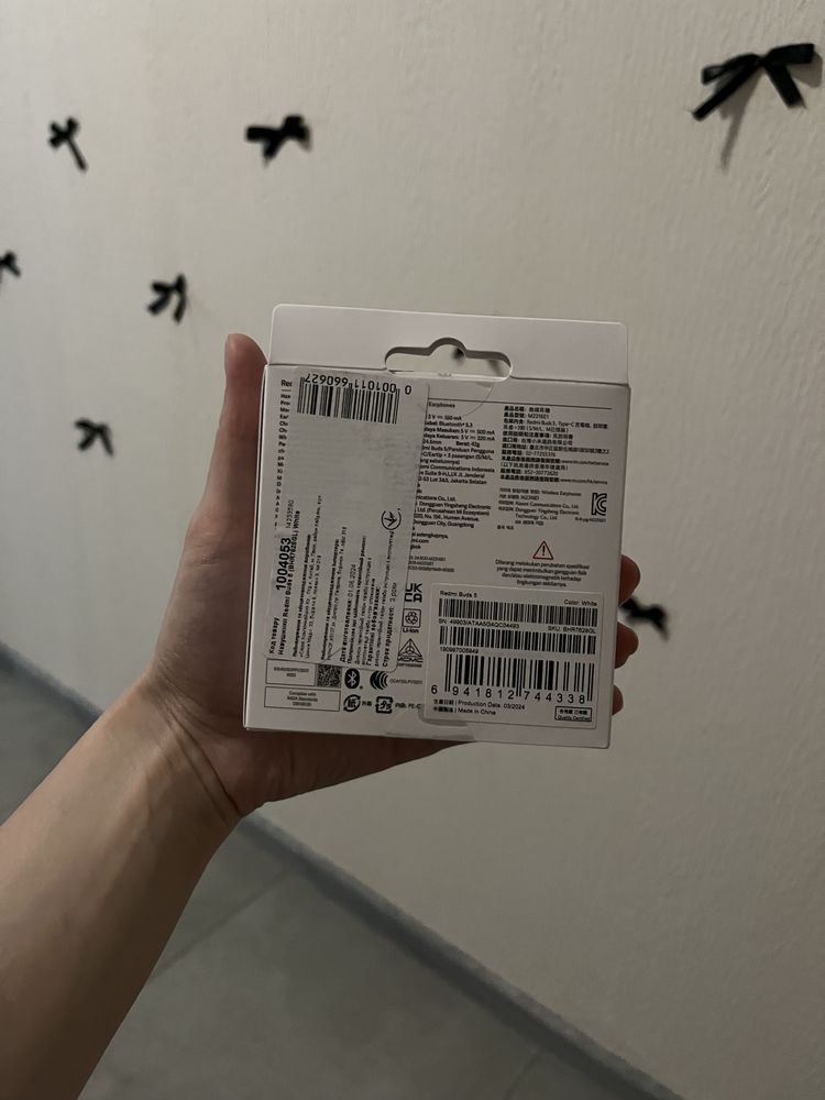 Навушники Redmi Buds 5 (BHR7628GL) White, з гарантією, нові