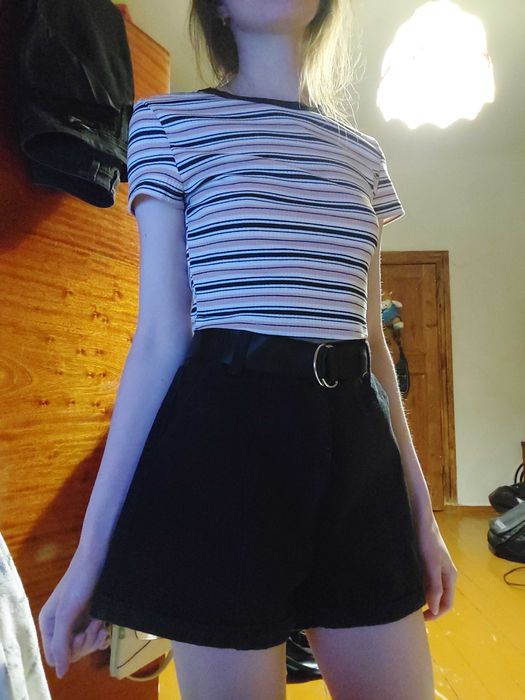 Шорты с высокой талией