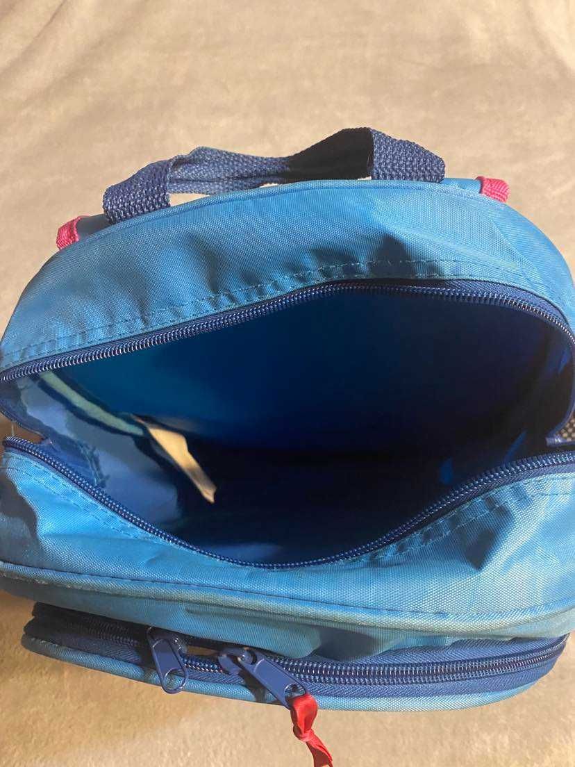 Plecak szkolny niebieski.