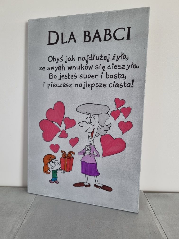 Dla babci dla dziadka dla dziadków prezent