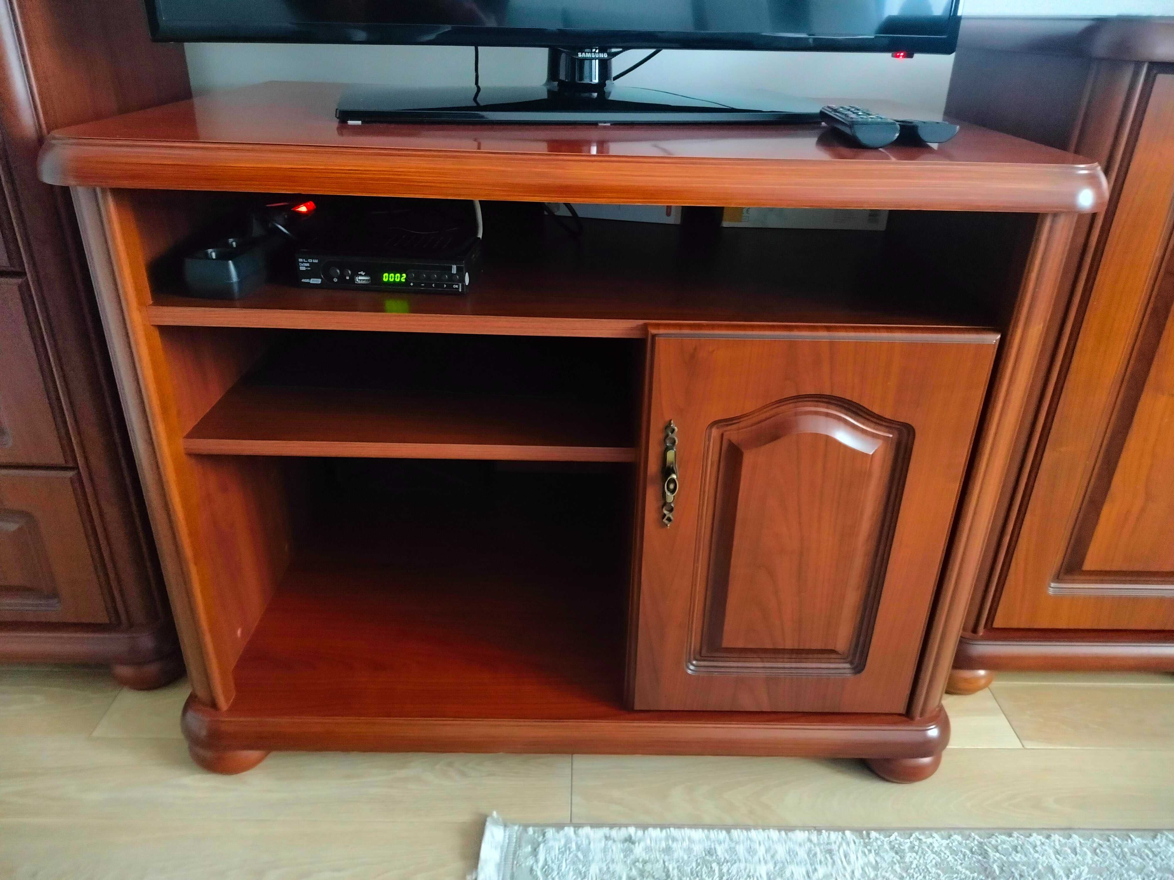 Szafka RTV Black Red White Natalia