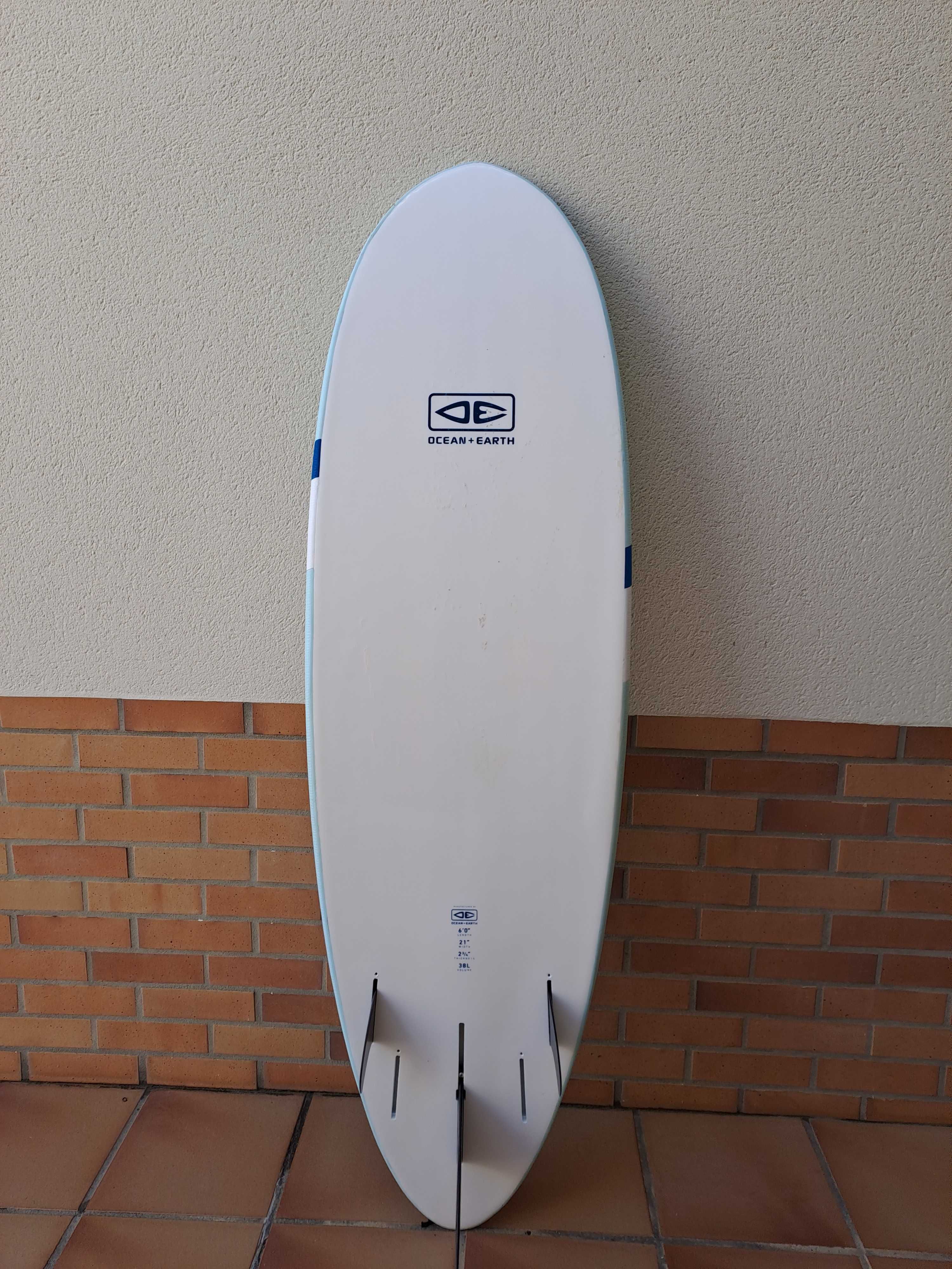 Prancha surf epoxy softboard 6'0" happy hour