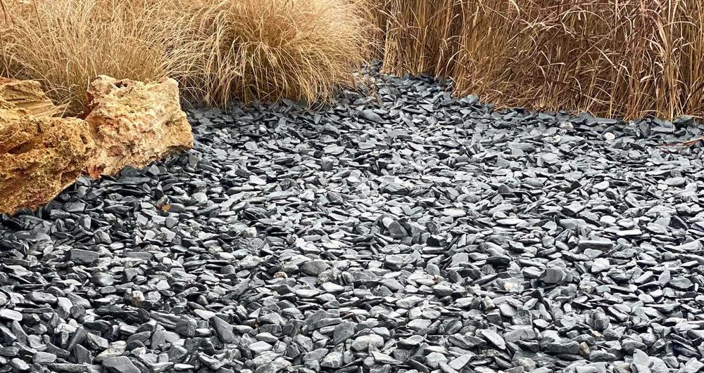 Czarna Kora Kamienna /Łupek - Gnejs / Kamień Ozdobny - Kora Antracyt