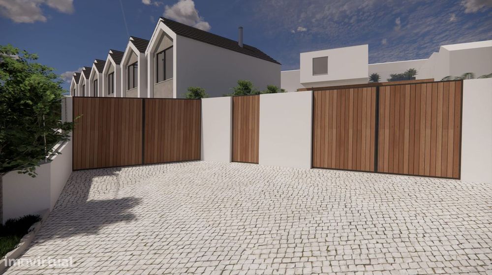Terreno Urbano com Projeto Aprovado para Moradia T4 Moderna e Piscina