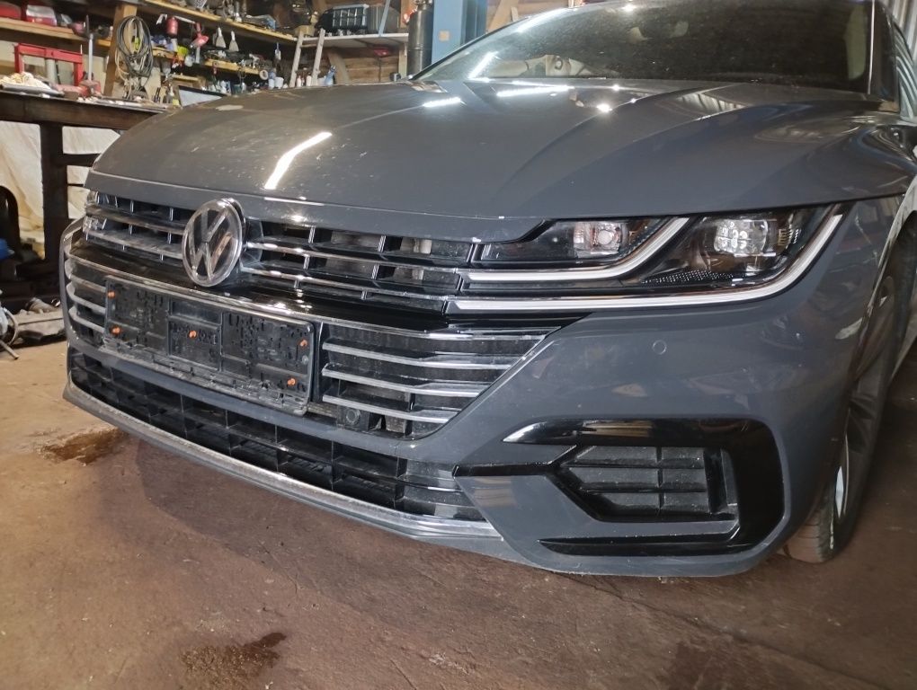 Przód kompletny VW Arteon R-Line kolor LI7F maska błotniki pas zderzak