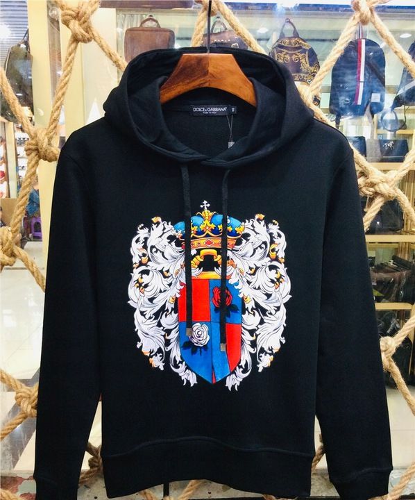 Nowa Bluza D&G Dolce & Gabbana Hoodie Men Print