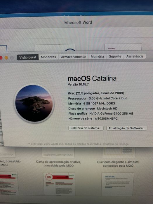 iMac 2009 21,5 polegadas