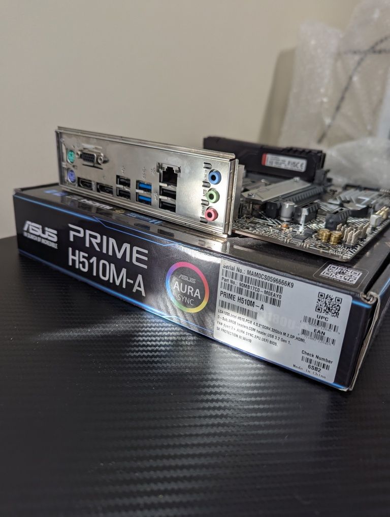 Ігровий комплект Intel Core i5 11400F Asus H510M-A DDR4 16GB 3200Mhz