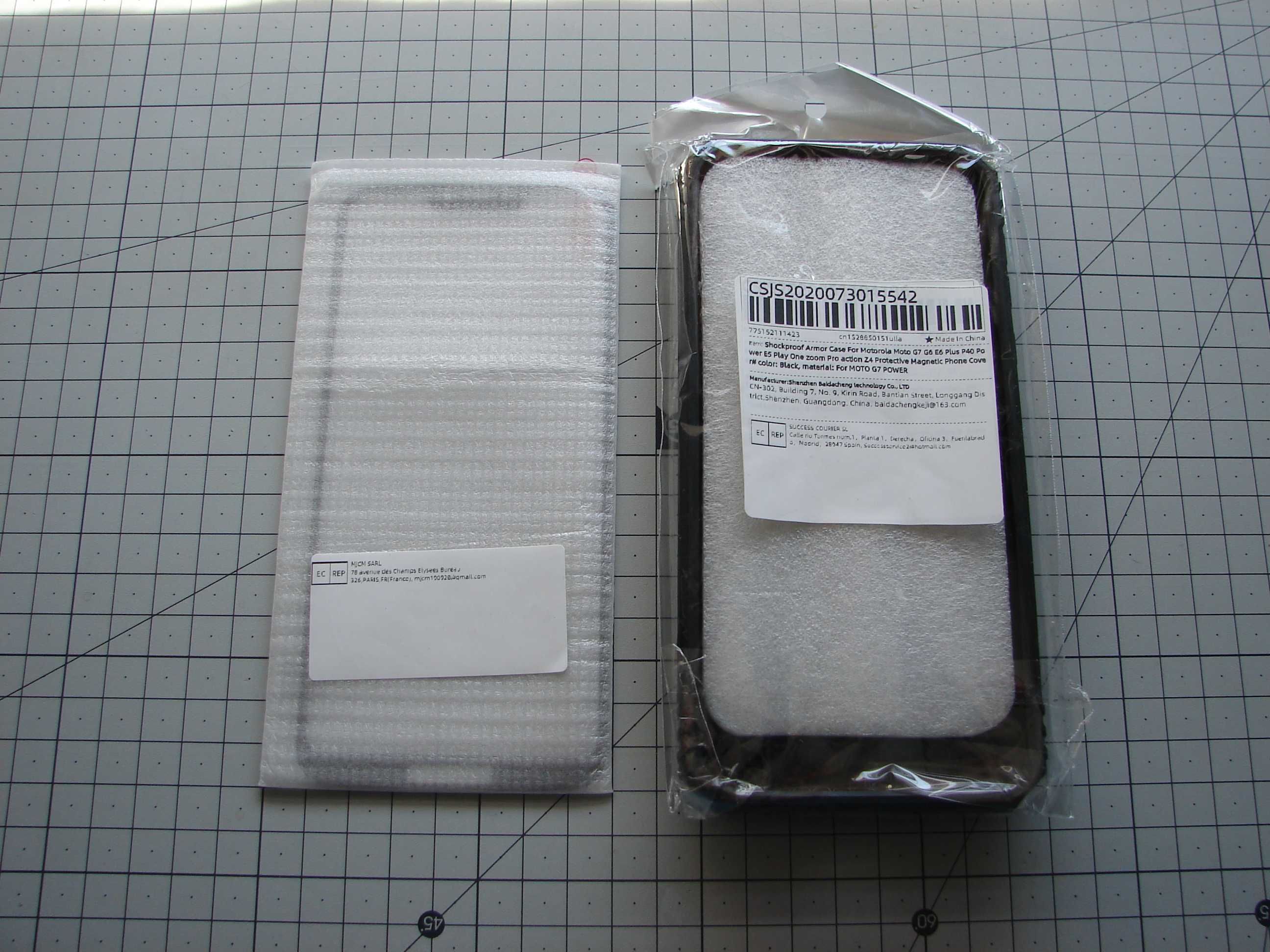 Motorola G7 Power - Pancerne Etui + szkło 9D - Nowe