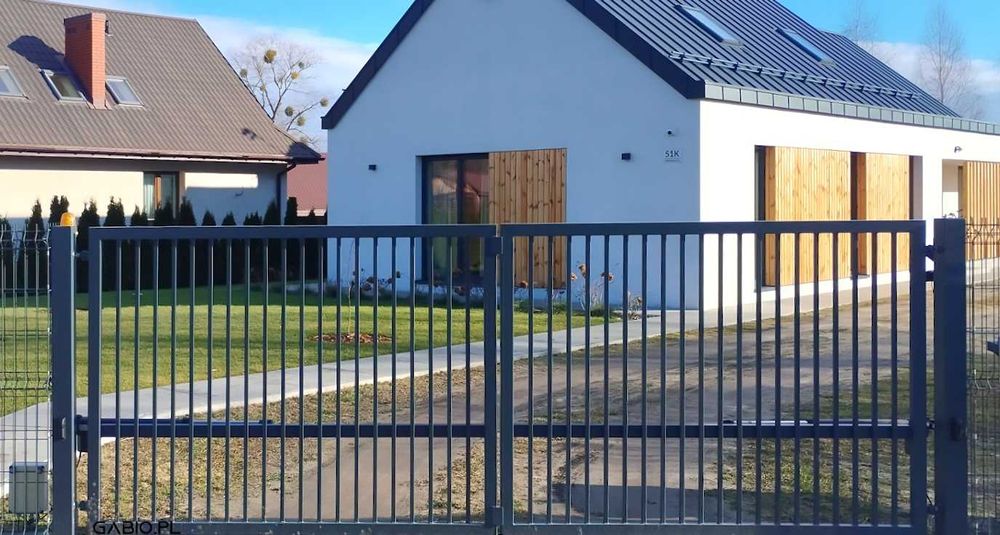 Brama przesuwna z profili pionowych - wys. 1,5/5m plus inne wys i dług