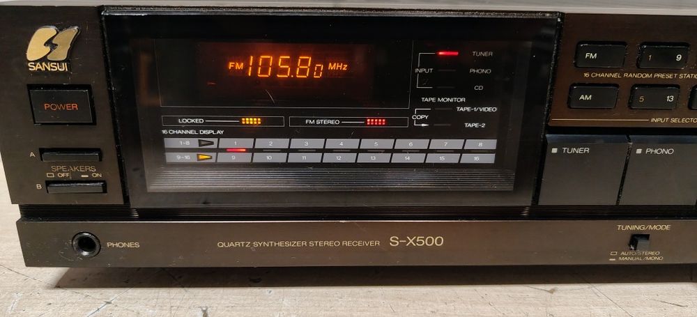 Amplituner SANSUI S-X500. Stereo
