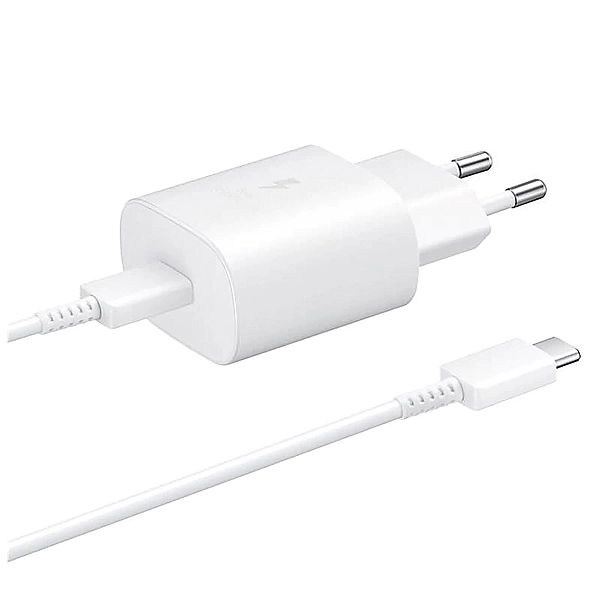 Ładowarka sieciowa Samsung 25W EP-TA800EWE USB-C z kablem Samsung EP-D