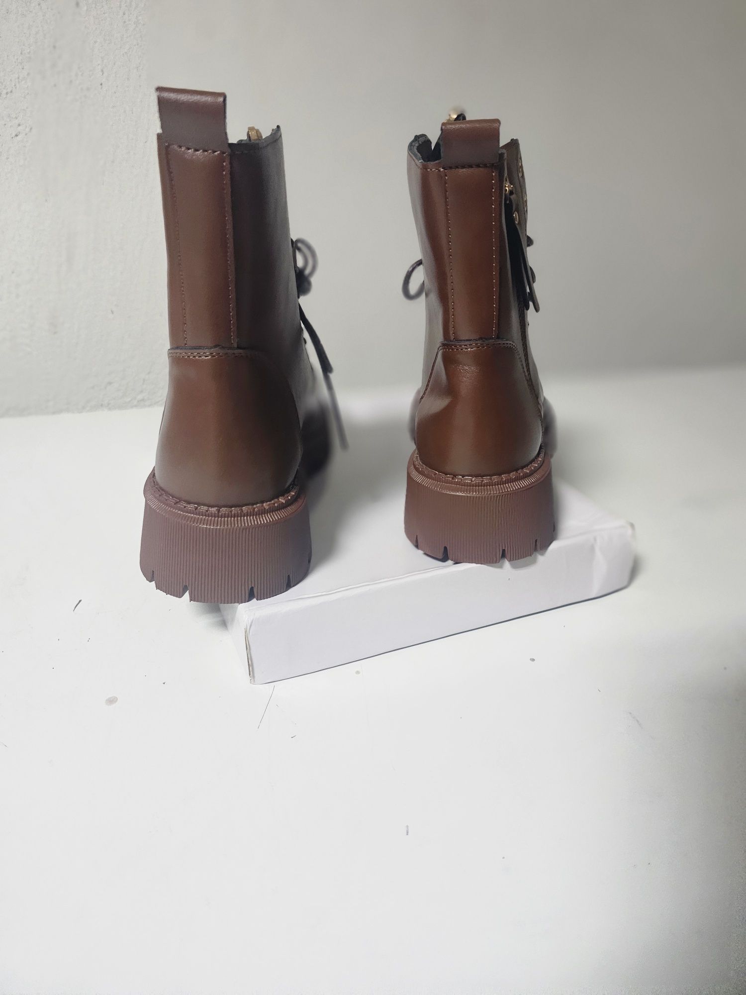 Botas Castanhas Militar
