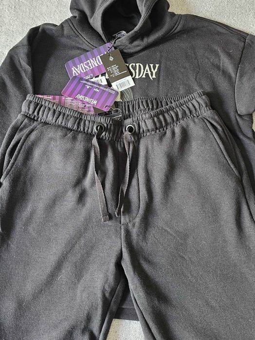 Komplet WEDNESDAY Addams - bluza + spodnie