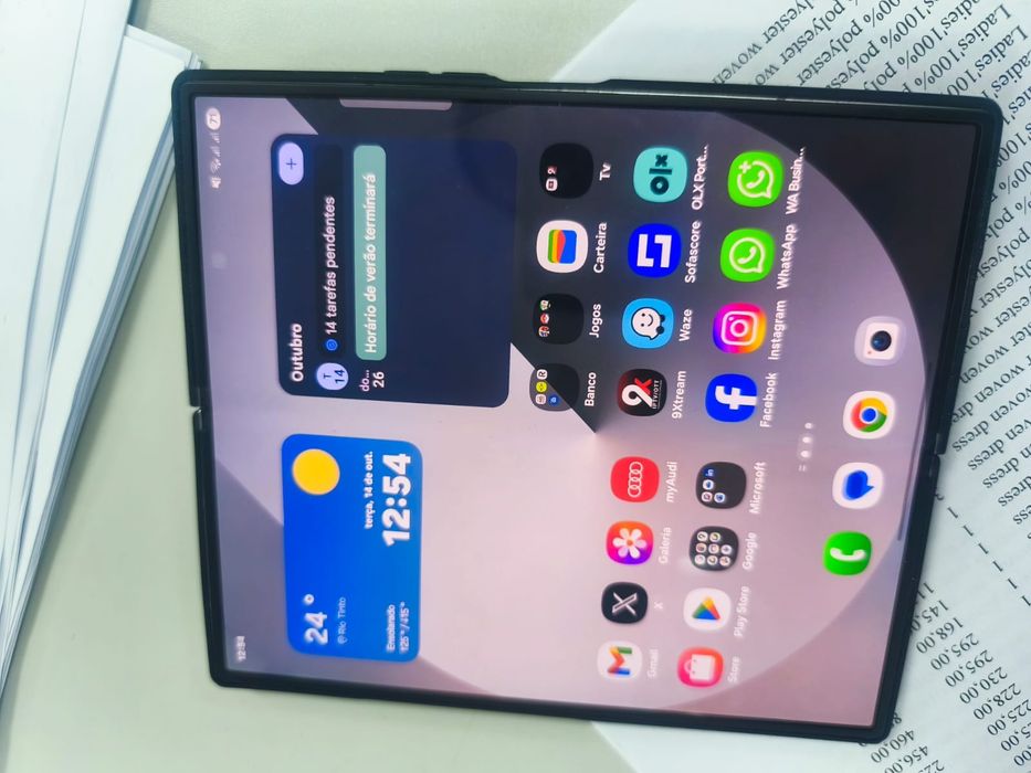 Troco Samsung Zfold 6, igual a novo, com fatura e garantia!