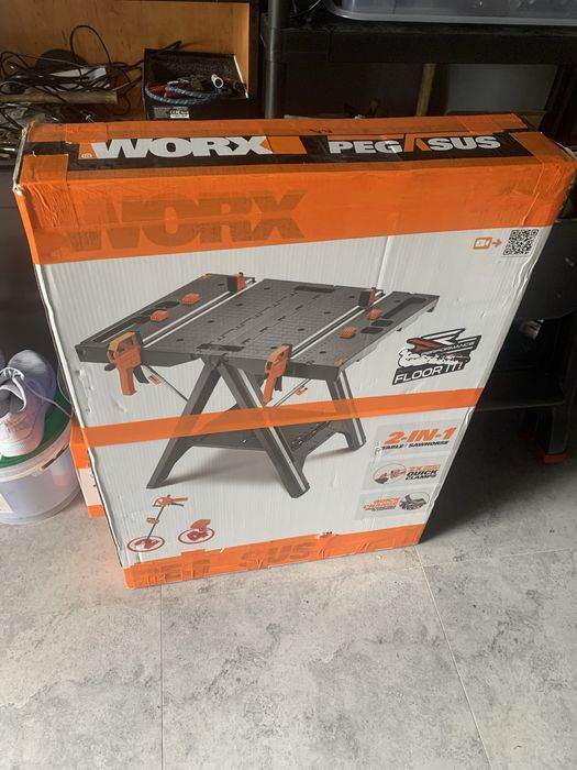 Stół roboczy WORX PEGASUS/ Skrzynia QBRICK CART 2.0/Torba BOSCH gratis