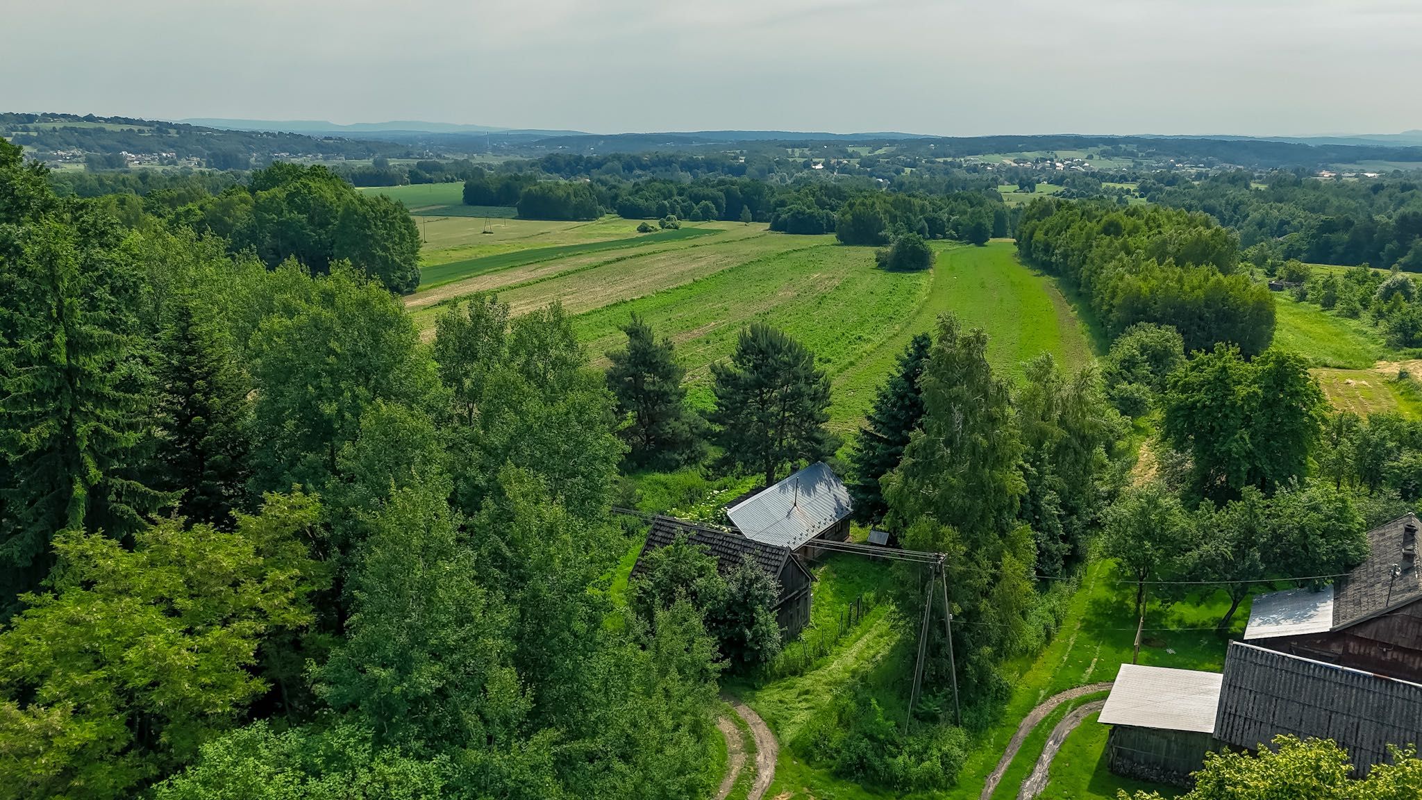 Stary drewniany dom na zaciszu. Osobnica / Jasło